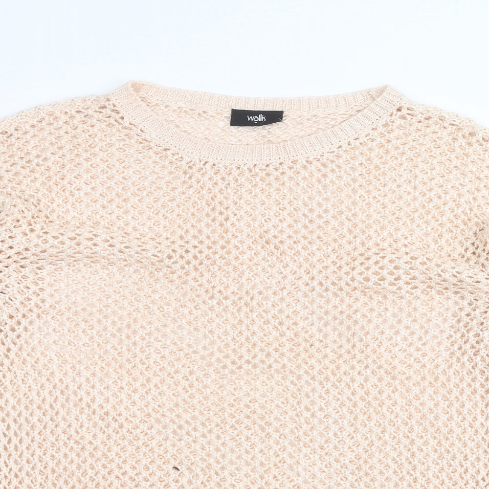 Wallis Womens Pink   Pullover Jumper Size M