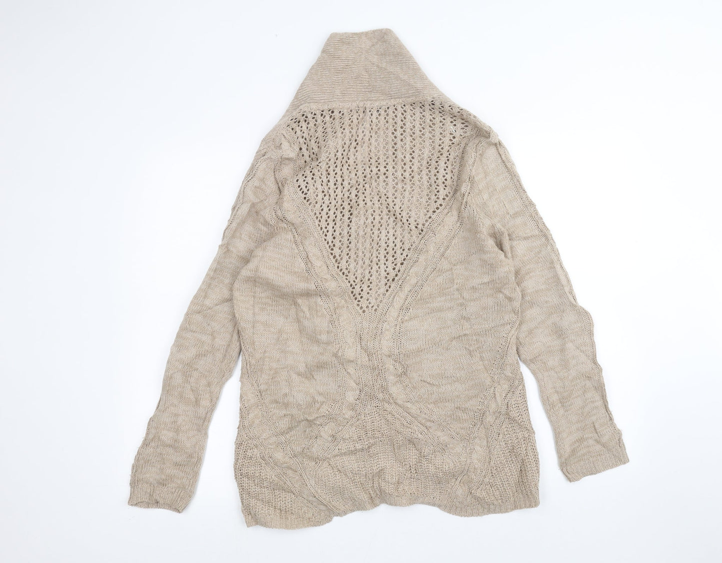 BHS Womens Beige   Cardigan Jumper Size 12