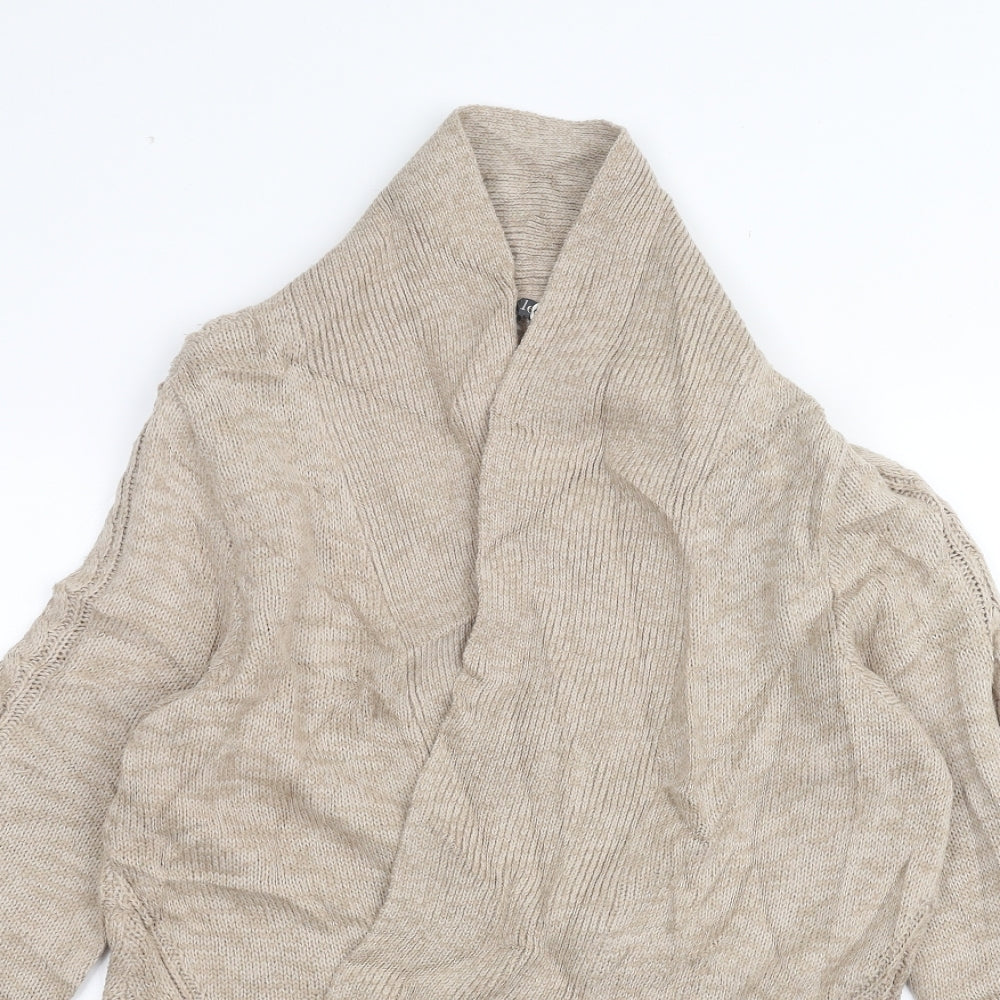 BHS Womens Beige   Cardigan Jumper Size 12