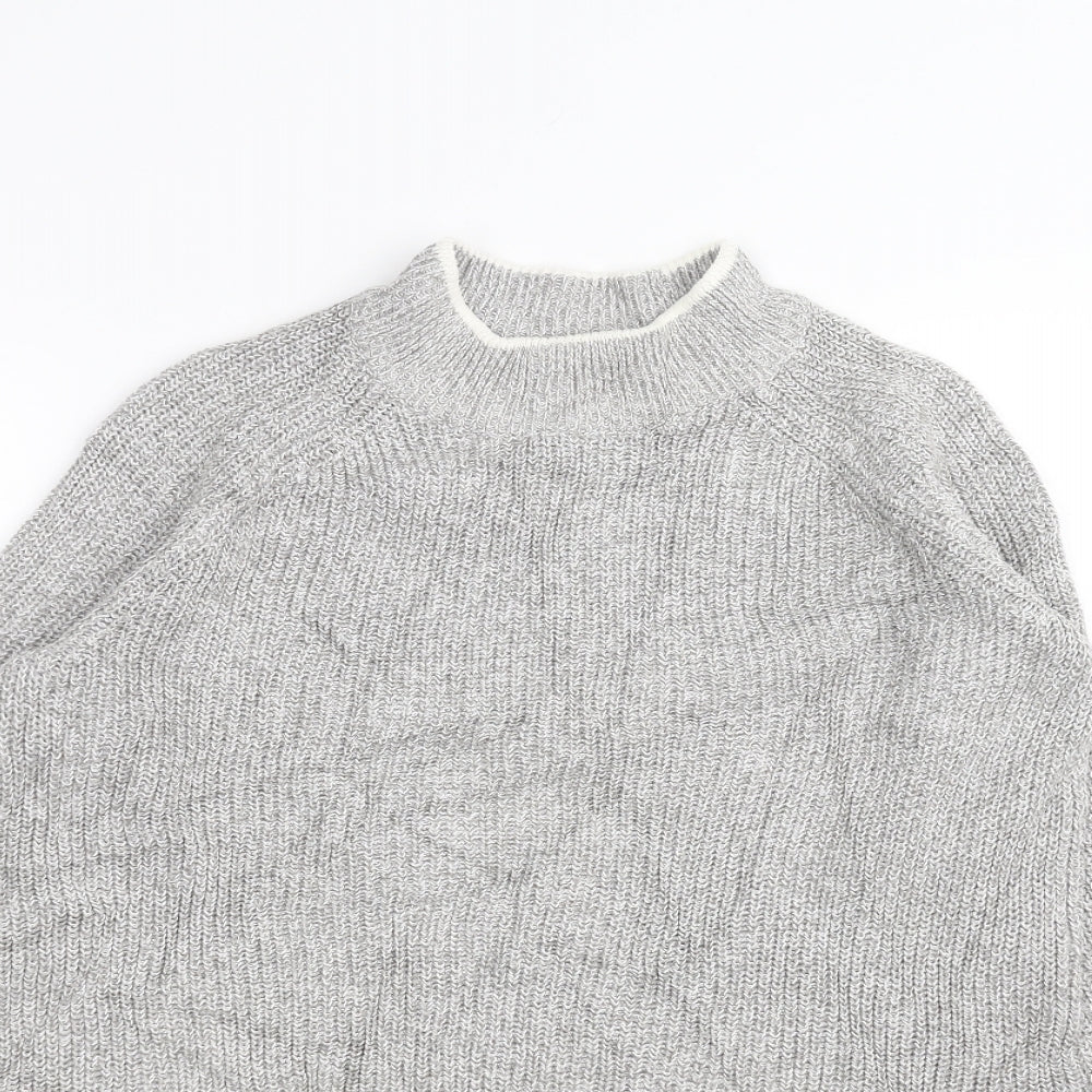 H&M Womens Grey   Pullover Jumper Size S