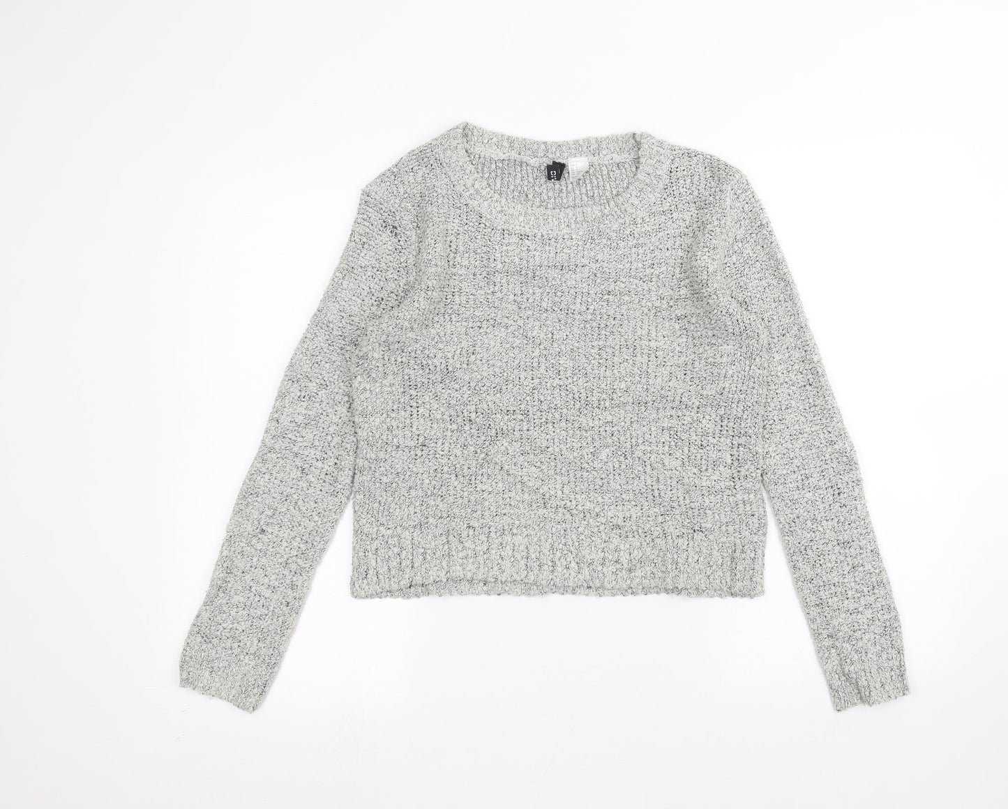 H&M Womens Grey   Pullover Jumper Size S