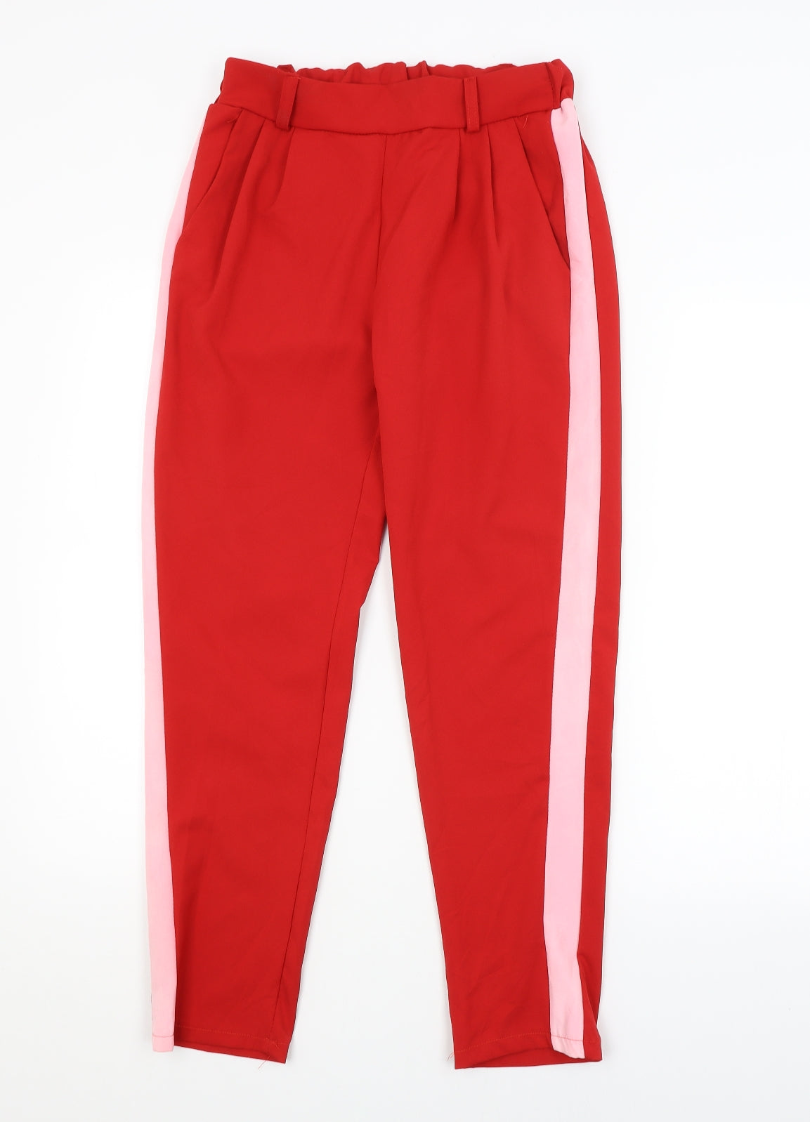 Preworn Womens Red   Jogger Trousers Size M L26 in