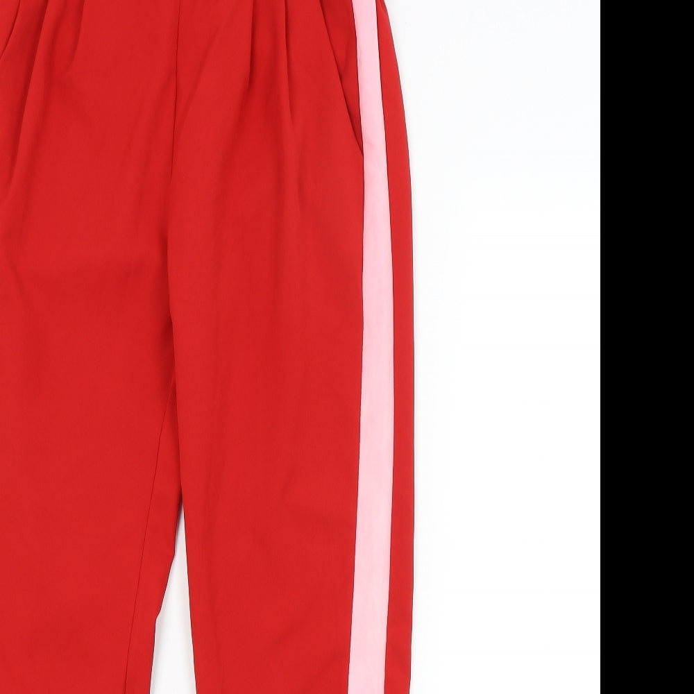 Preworn Womens Red   Jogger Trousers Size M L26 in