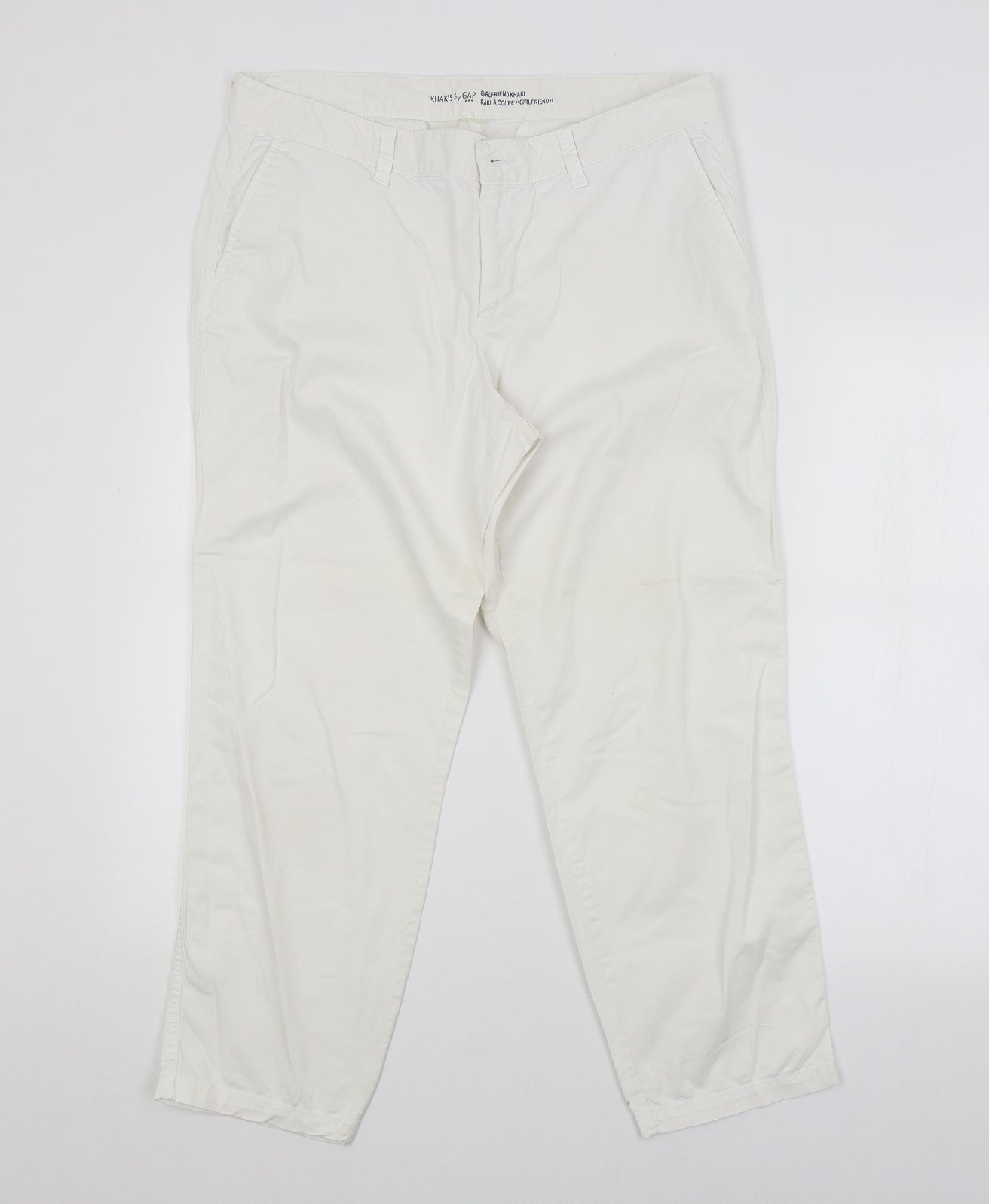Gap Womens White   Trousers   L25 in