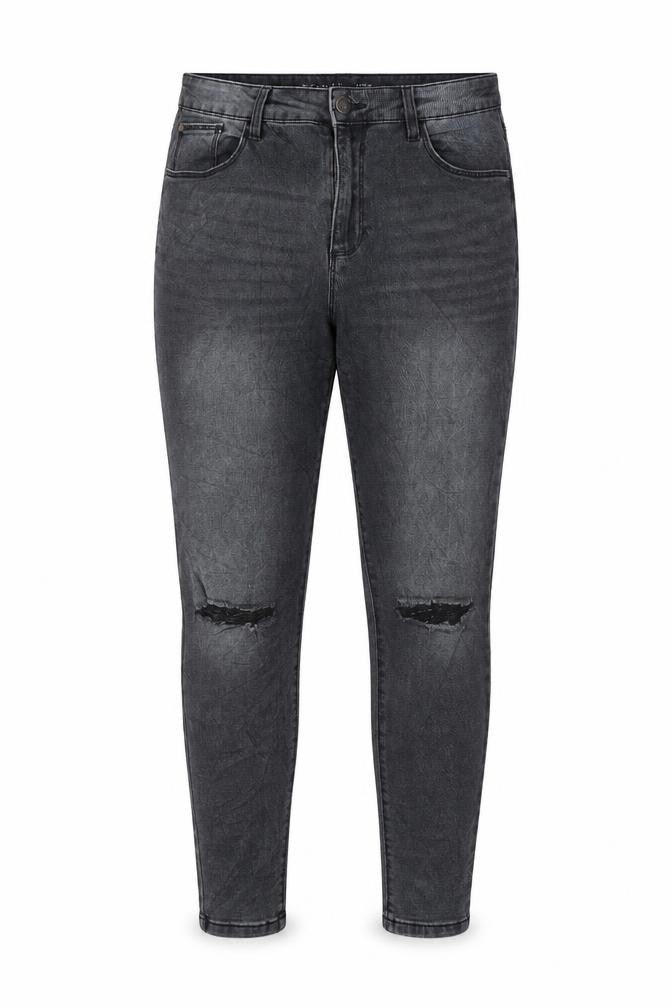 Preworn Womens Grey   Skinny Jeans Size 12 L27 in