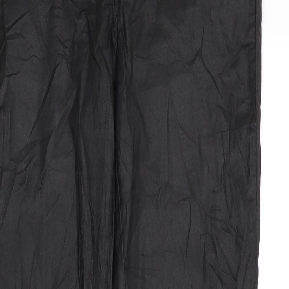 Preworn Womens Black   Trousers  Size 28 in L34 in