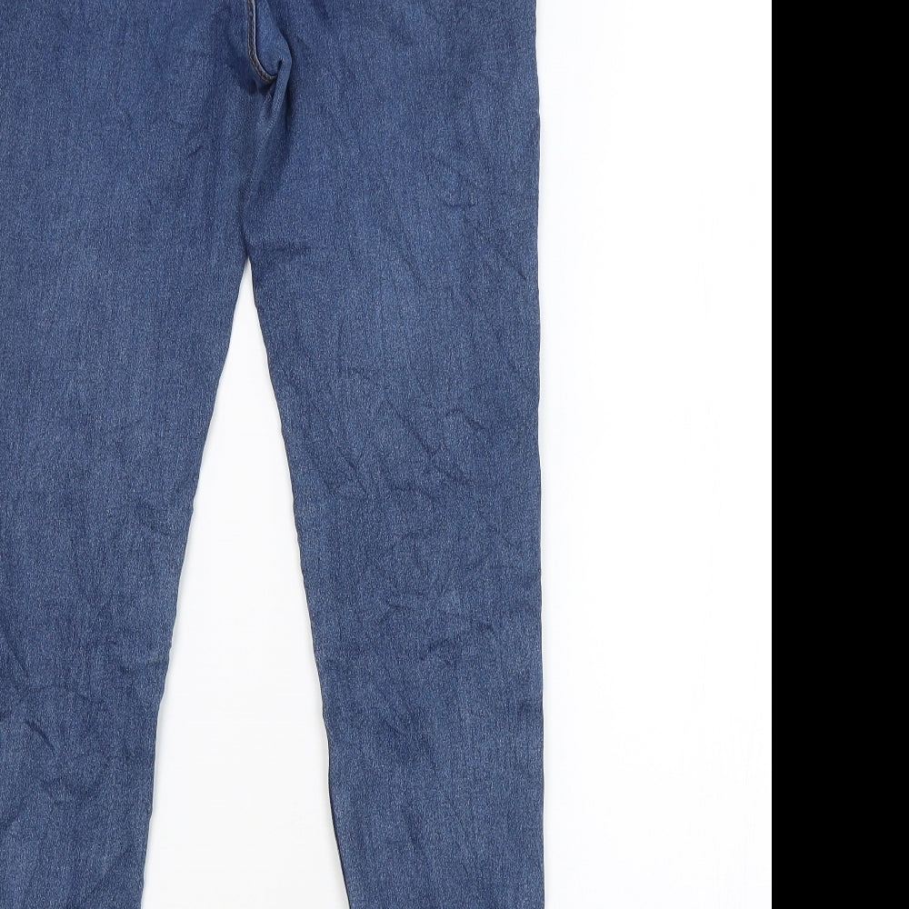 SINSAY Womens Blue   Skinny Jeans Size 14 L28 in