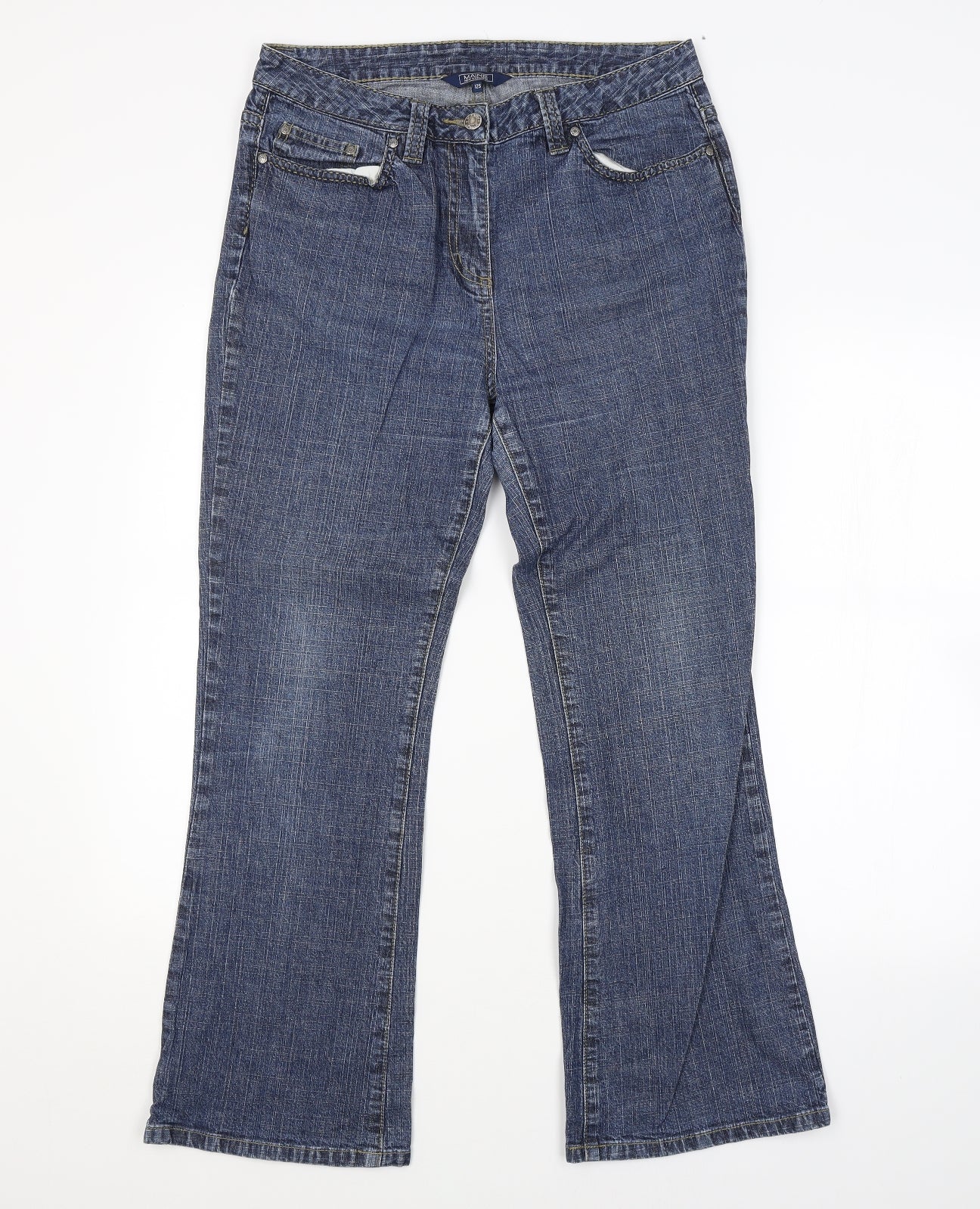 Maine New England Womens Blue   Bootcut Jeans Size 21 in L28 in