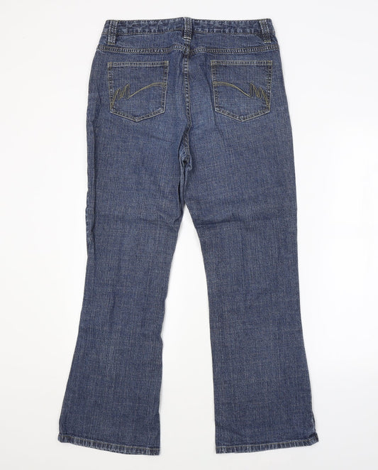 Maine New England Womens Blue   Bootcut Jeans Size 21 in L28 in
