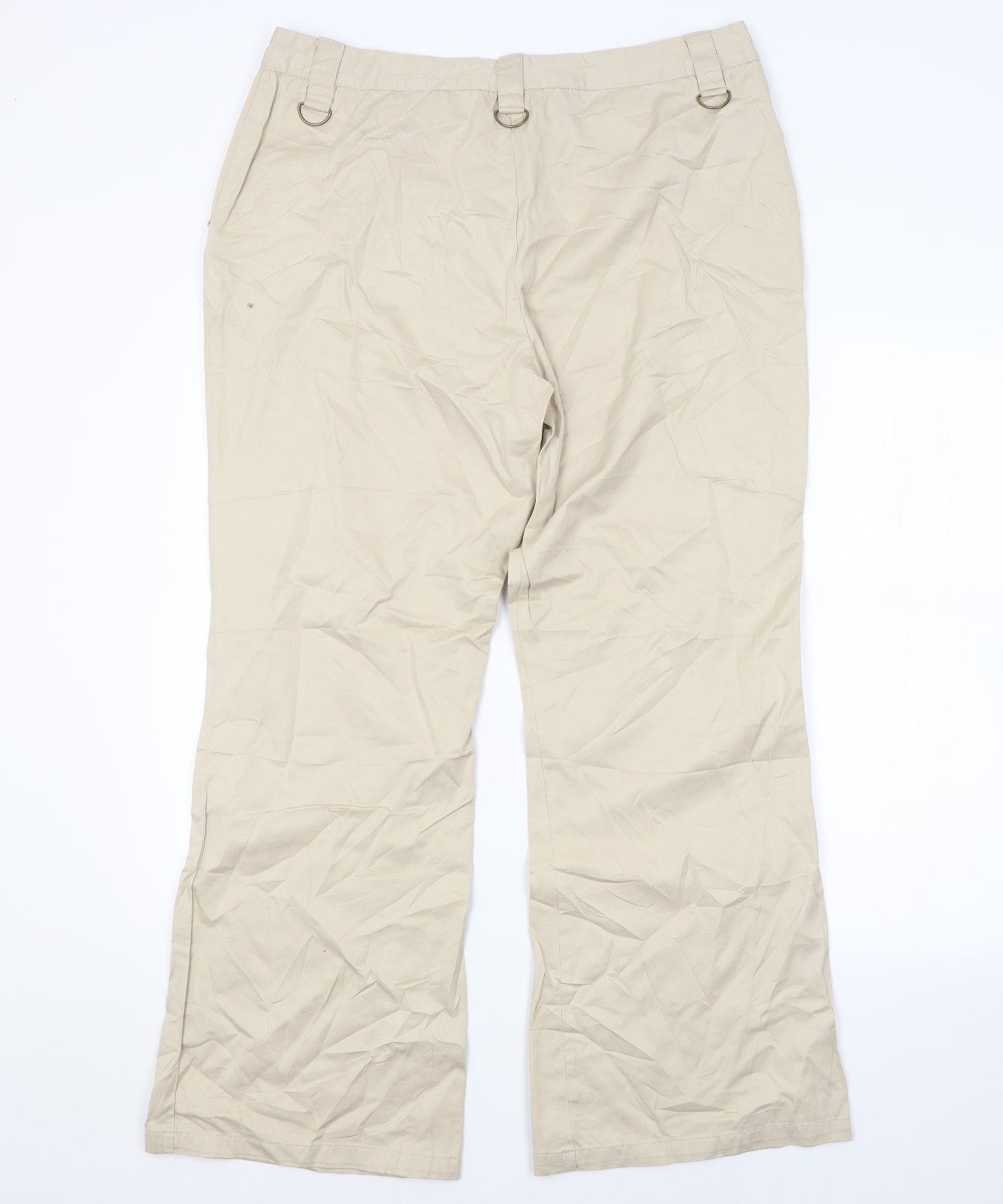 Papaya Womens Beige   Trousers  Size 16 L29 in