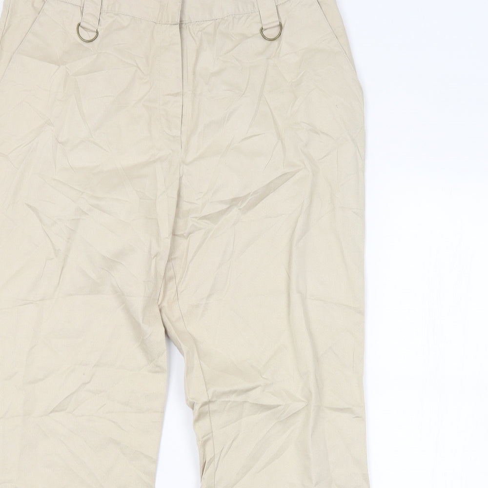 Papaya Womens Beige   Trousers  Size 16 L29 in