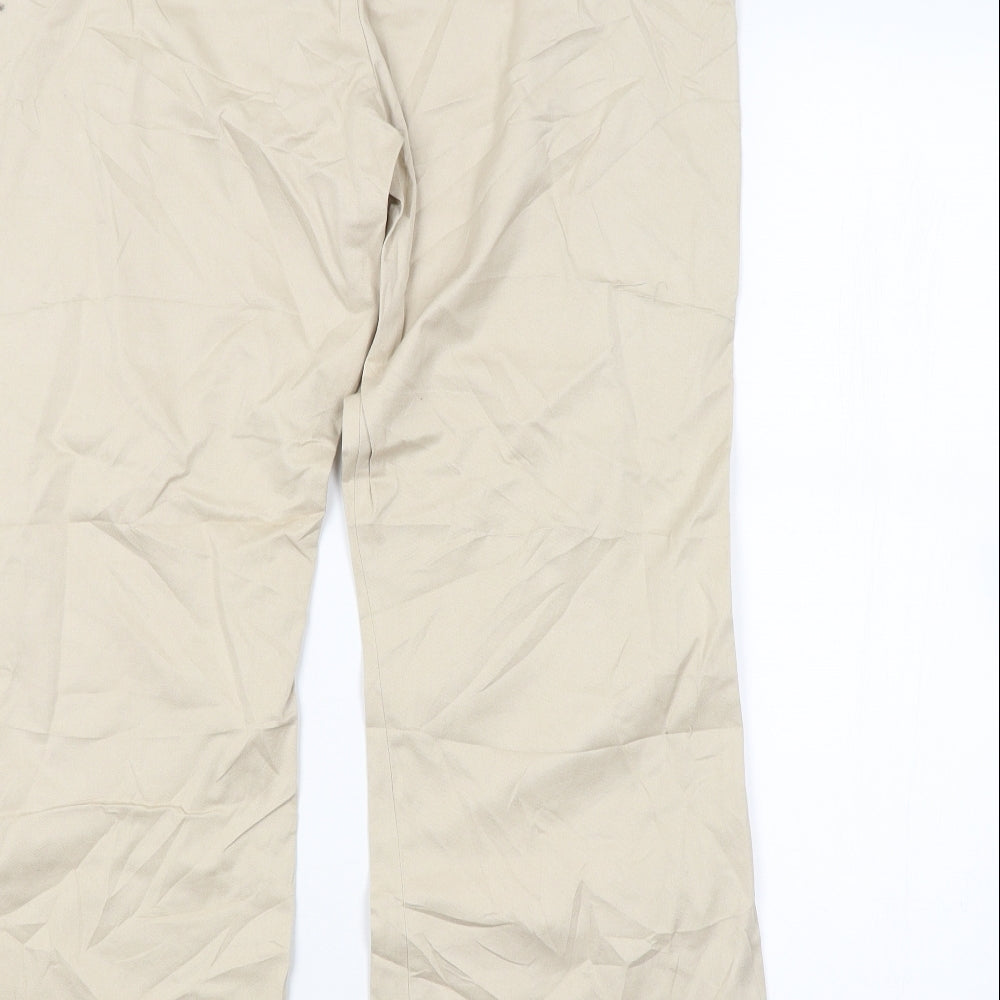 Papaya Womens Beige   Trousers  Size 16 L29 in