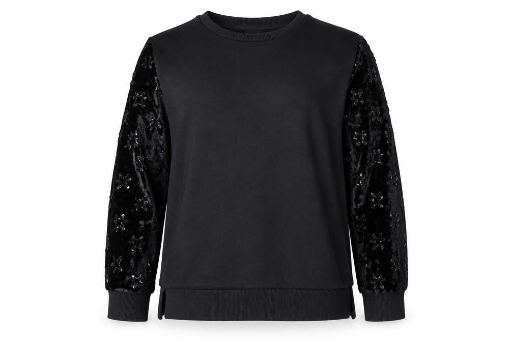 M&S Girls Black   Pullover Jumper Size 11-12 Years