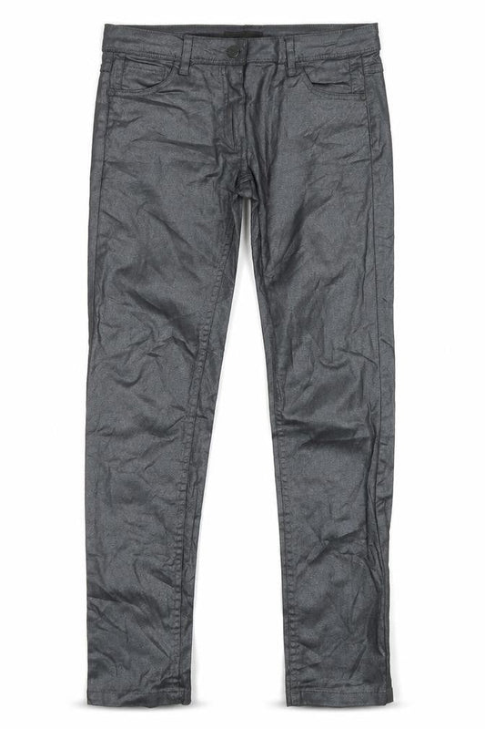 Pocopiano Girls Silver   Skinny Jeans Size 12-13 Years