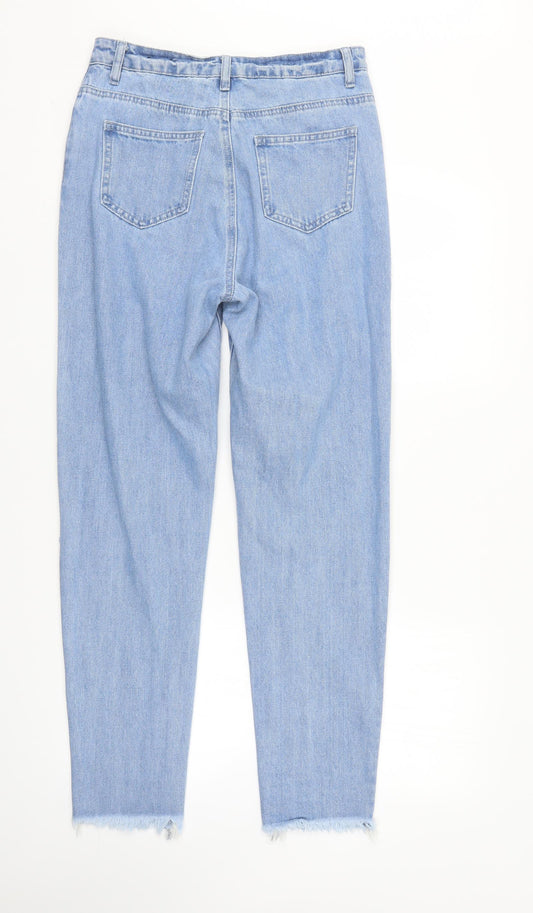 riot Womens Blue  Denim Mom Jeans Size 6 L29 in