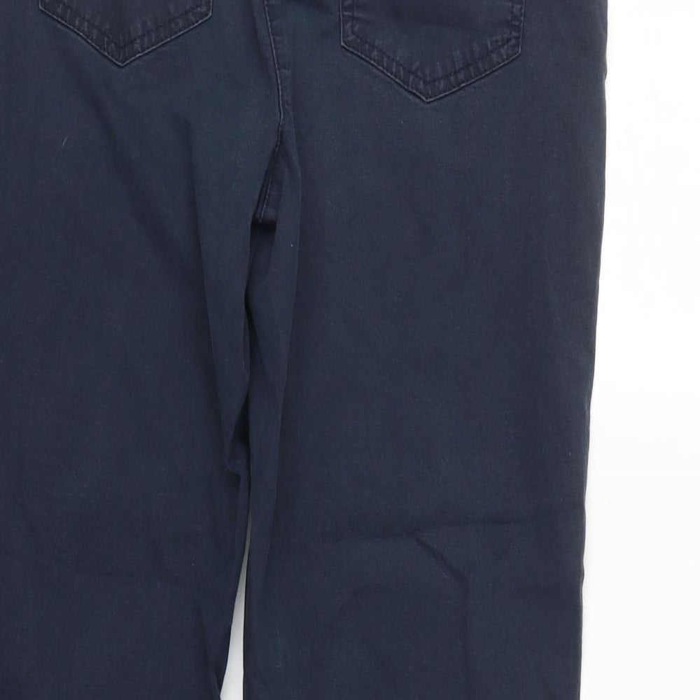 Canda Womens Blue  Denim Cropped Jeans Size 10 L23 in