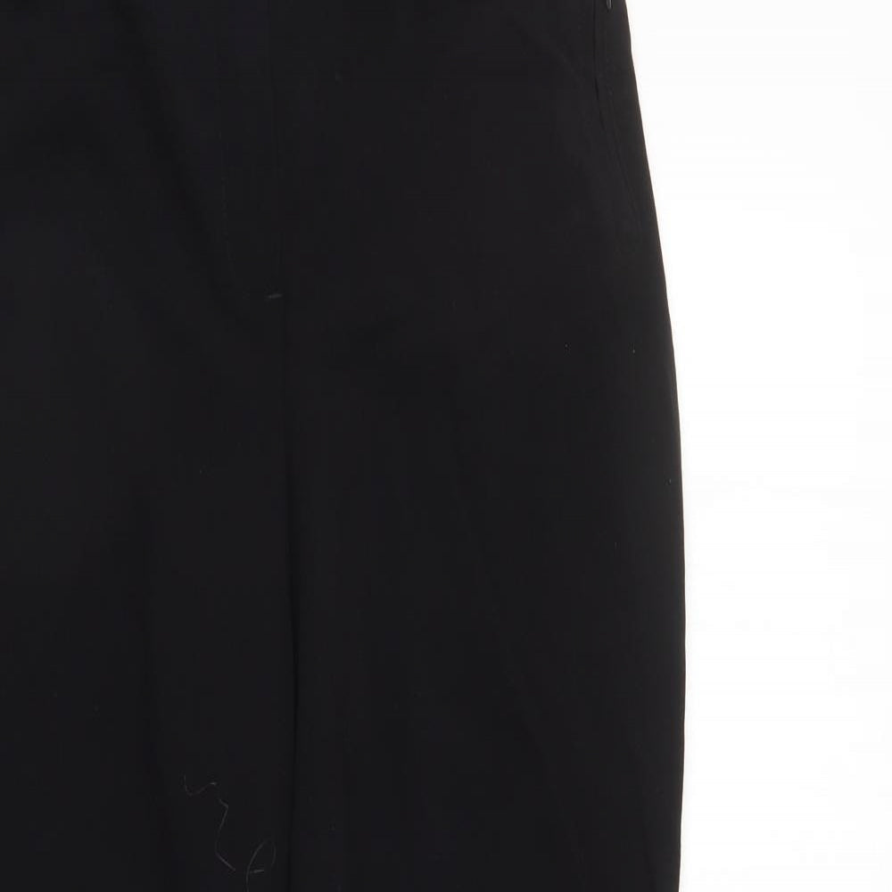 MARISOTA Womens Black   Trousers  Size 12 L27 in