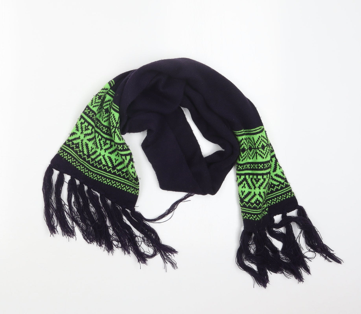 Preworn Womens Blue  Knit  Scarf