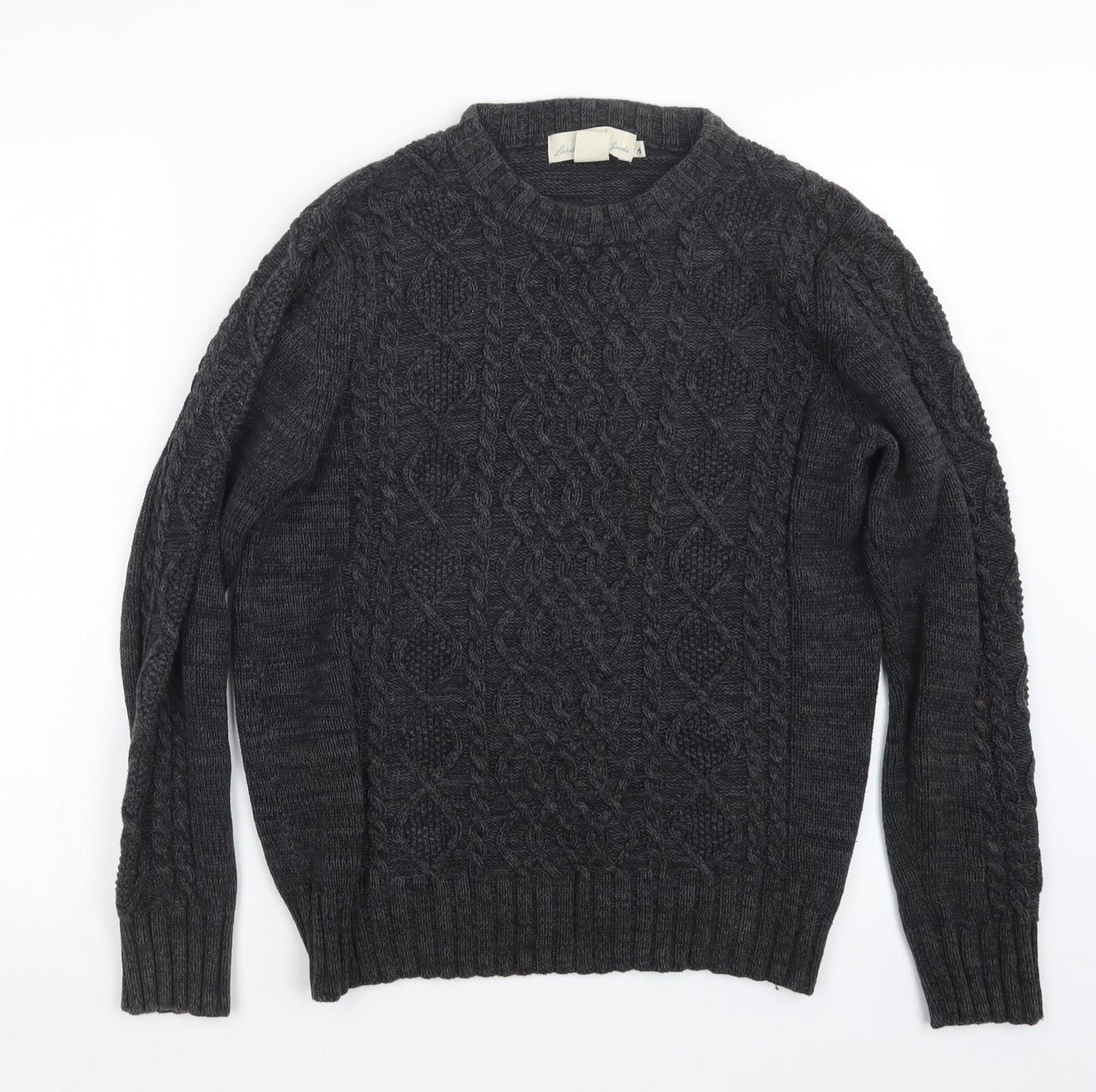 H&M Womens Grey  Knit Pullover Jumper Size S