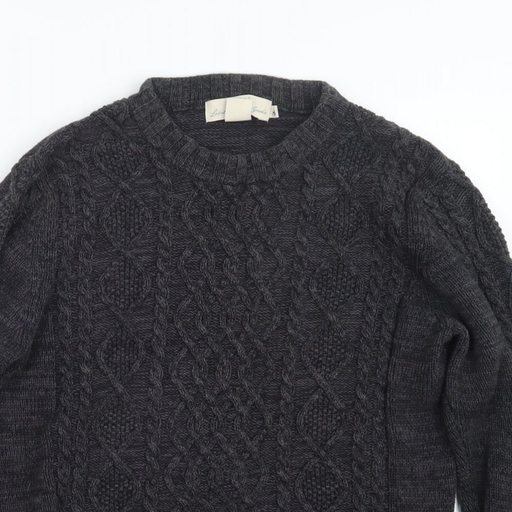 H&M Womens Grey  Knit Pullover Jumper Size S