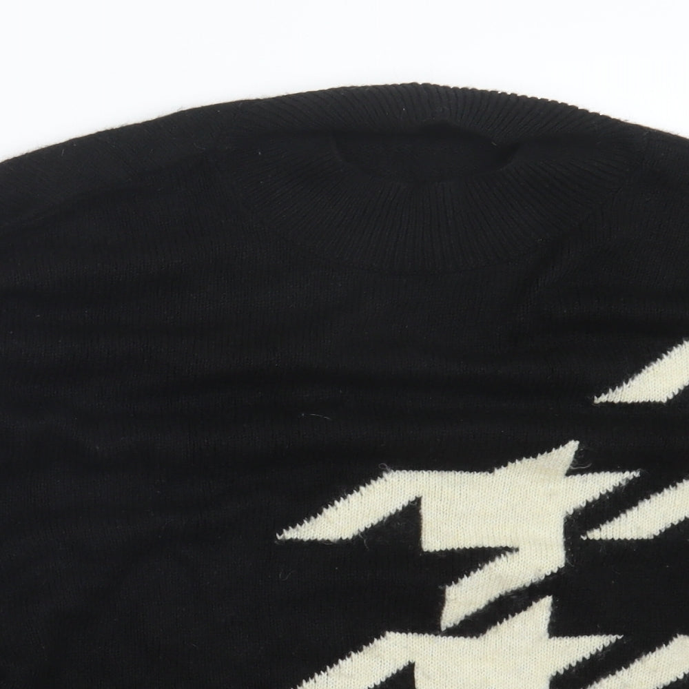 NEXT Womens Black  Knit Pullover Jumper Size XL