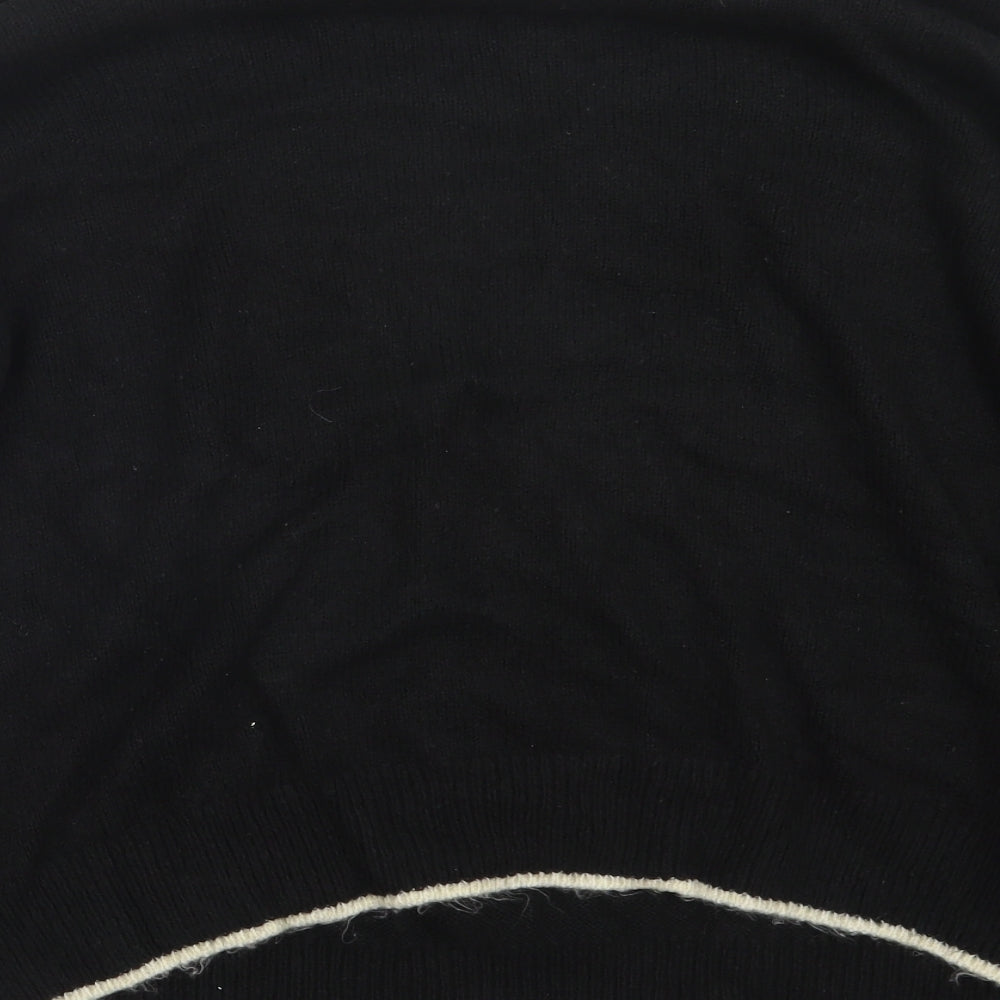 NEXT Womens Black  Knit Pullover Jumper Size XL