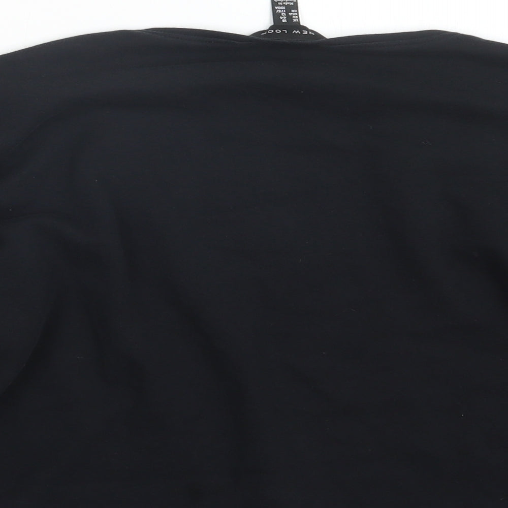 New Look Womens Black   Pullover Jumper Size 16