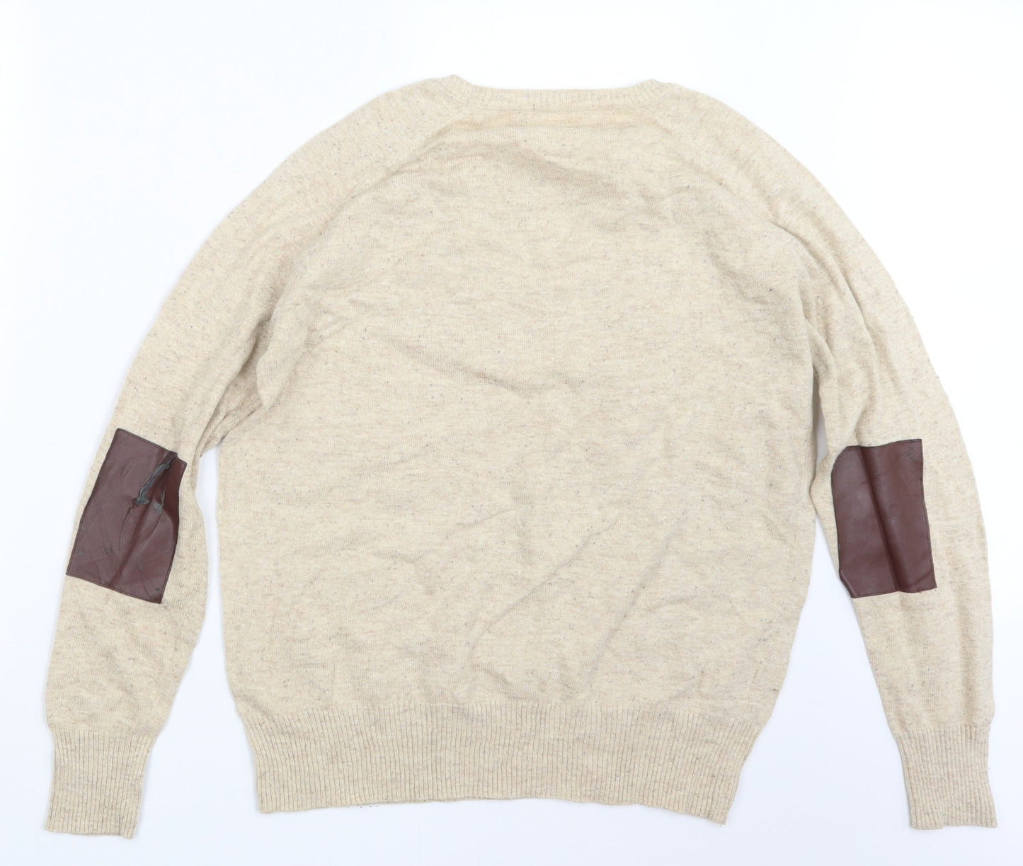 NEXT Womens Beige  Knit Pullover Jumper Size 16