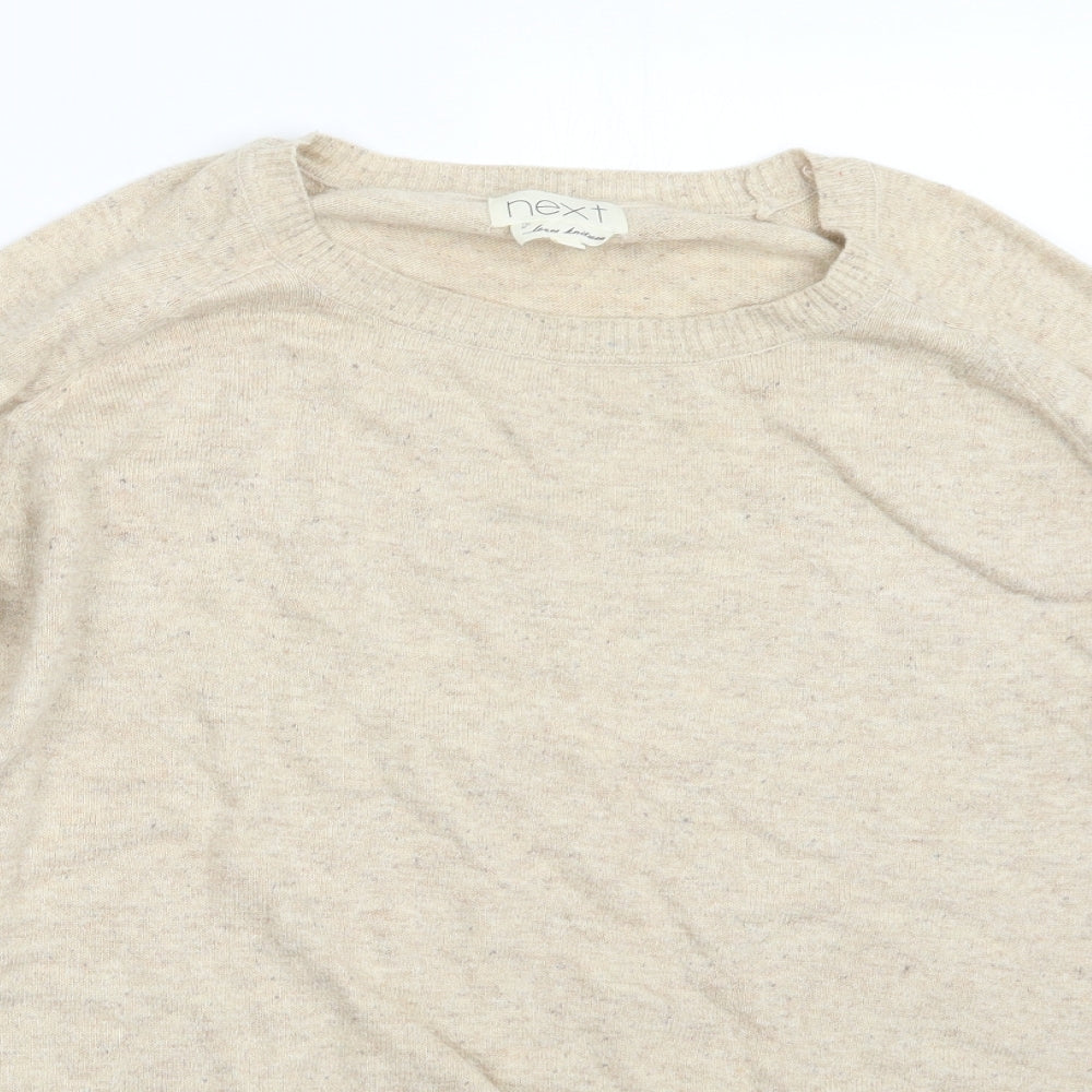 NEXT Womens Beige  Knit Pullover Jumper Size 16