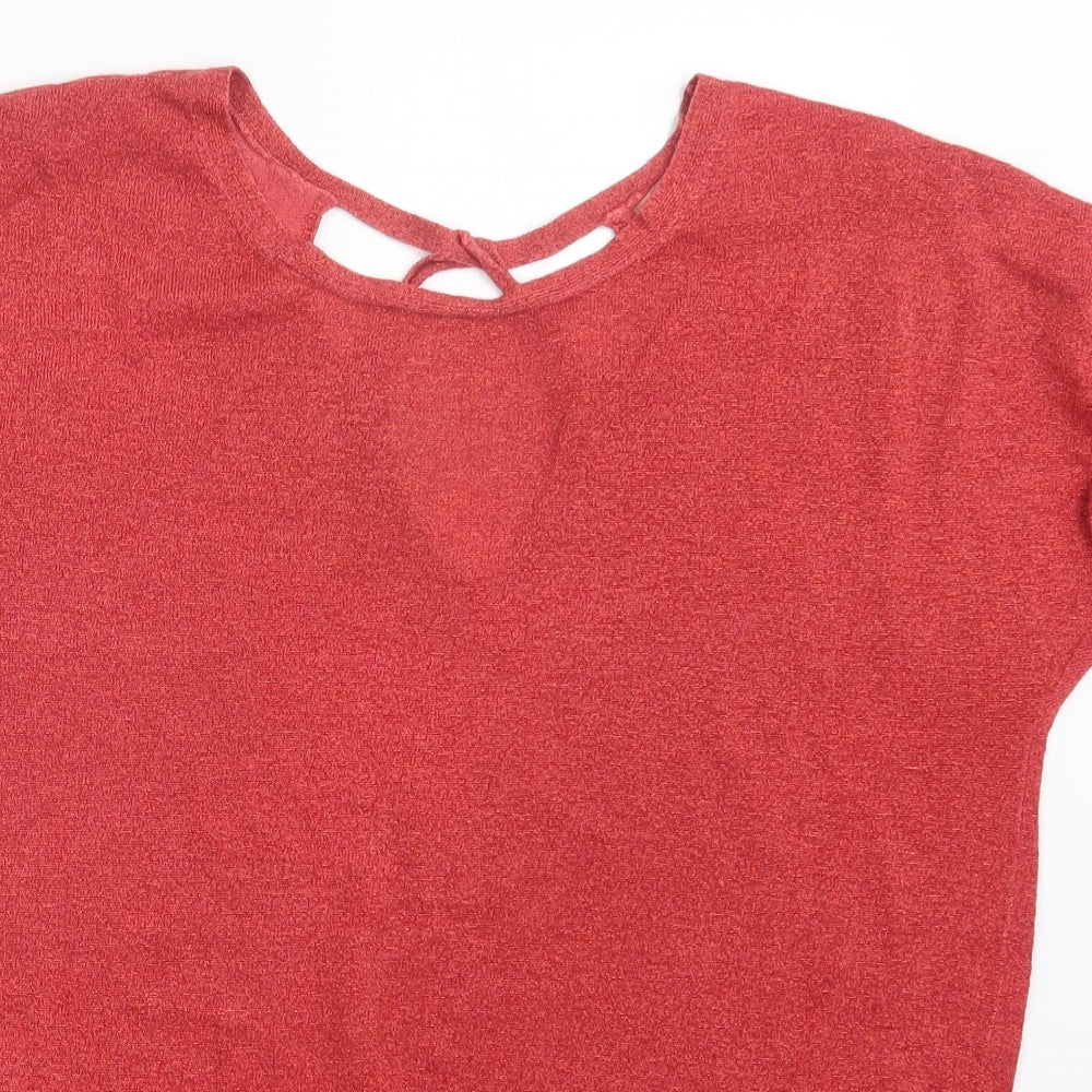 NEXT Womens Red   Pullover Jumper Size 14