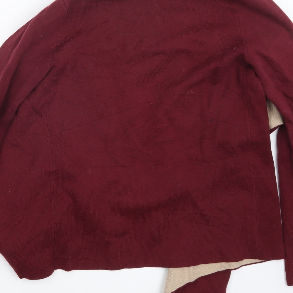 Primark Womens Purple  Knit Cardigan Jumper Size 4