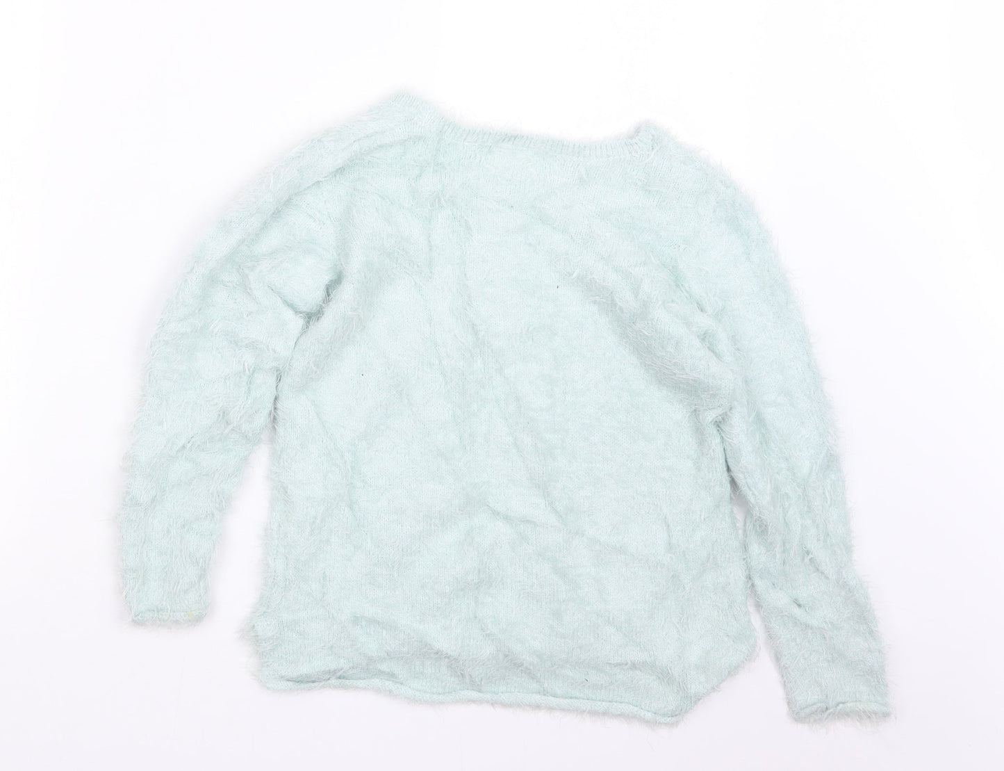 H&M Girls Green   Pullover Jumper Size 9-10 Years