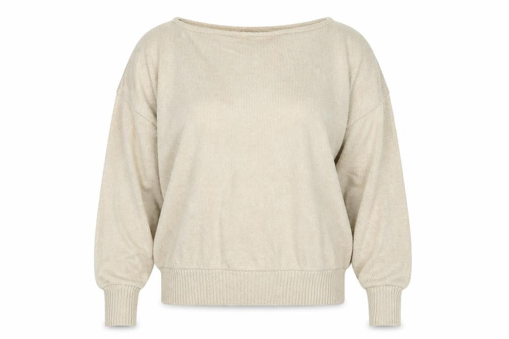 Boohoo Womens Beige  Knit Pullover Jumper Size M