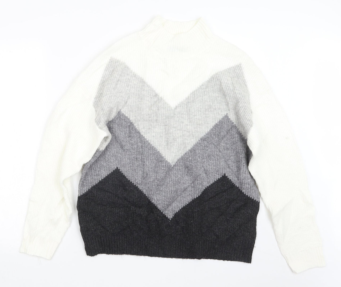 Marks and Spencer Womens Grey  Knit Pullover Jumper Size 12