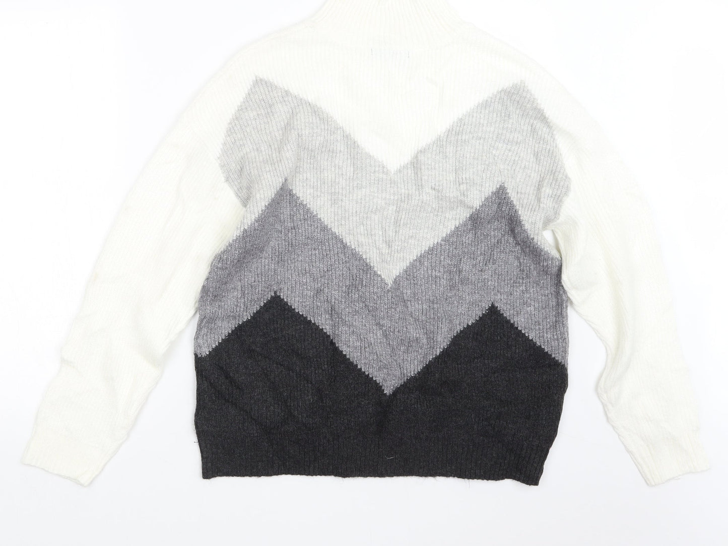 Marks and Spencer Womens Grey  Knit Pullover Jumper Size 12