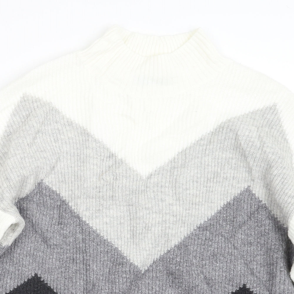 Marks and Spencer Womens Grey  Knit Pullover Jumper Size 12