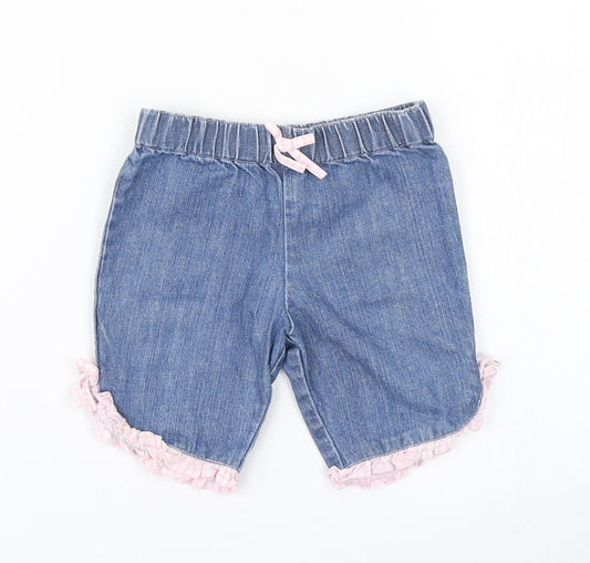 Starting Out Girls Blue  Denim Cropped Jeans Size 9 Months