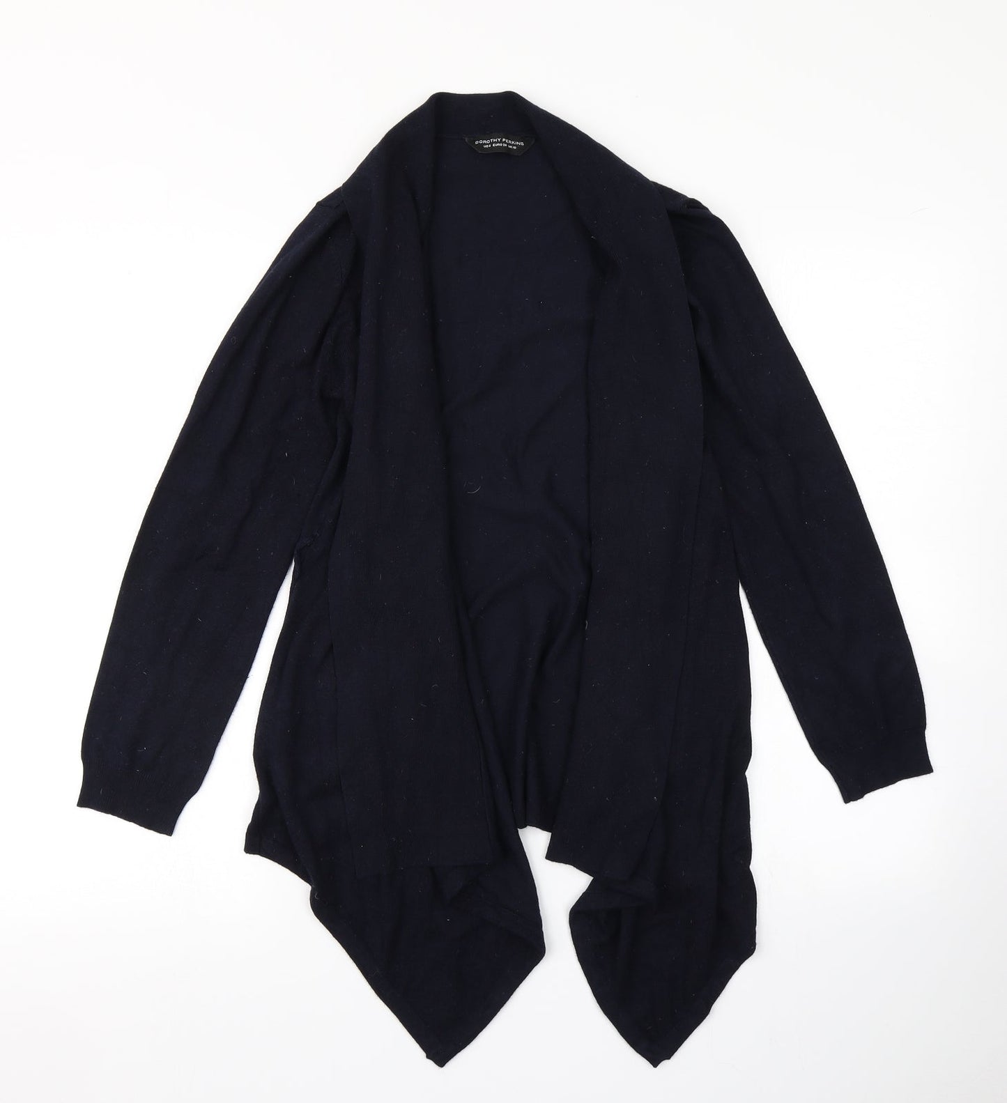 Dorothy Perkins Womens Blue  Knit Cardigan Jumper Size 10