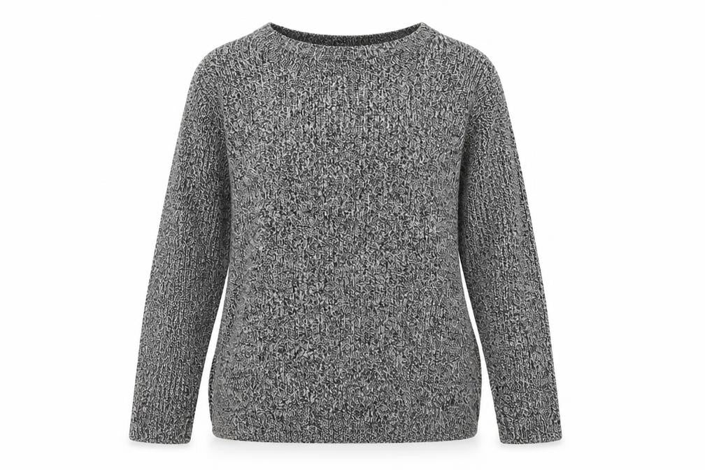 H&M Womens Grey  Knit Pullover Jumper Size S