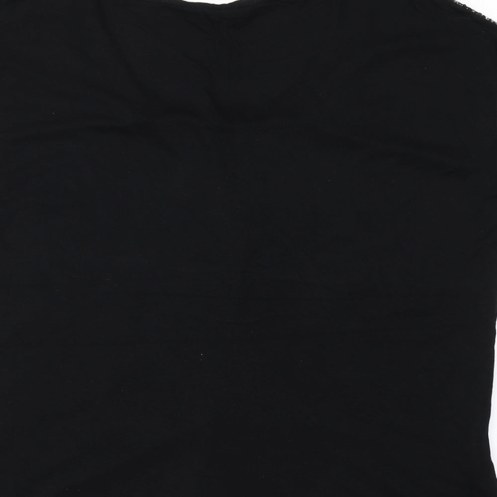 Dorothy Perkins Womens Black   Basic T-Shirt Size 10