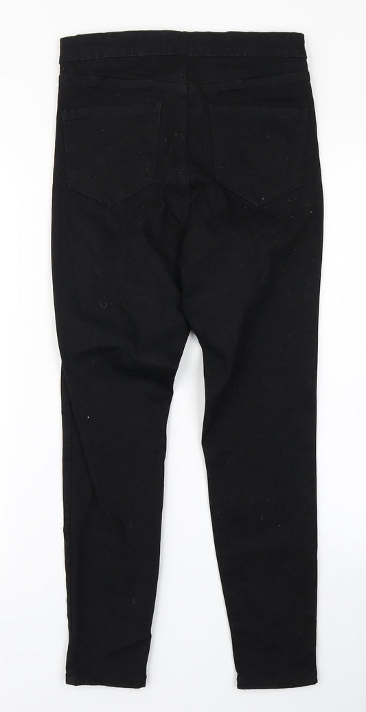Denim Co Womens Black  Denim Skinny Jeans Size 12 L25 in