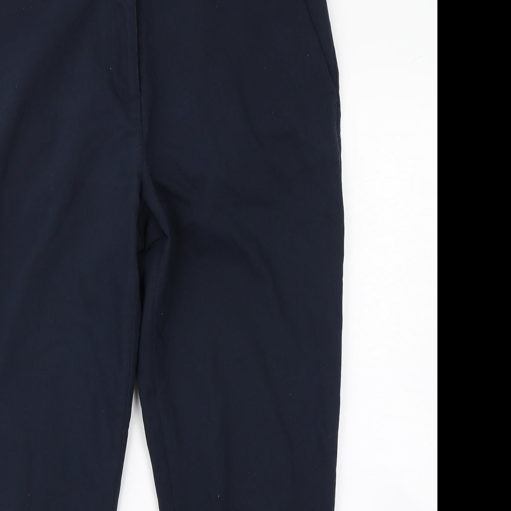 H&M Womens Blue   Dress Pants Trousers Size 10 L25 in
