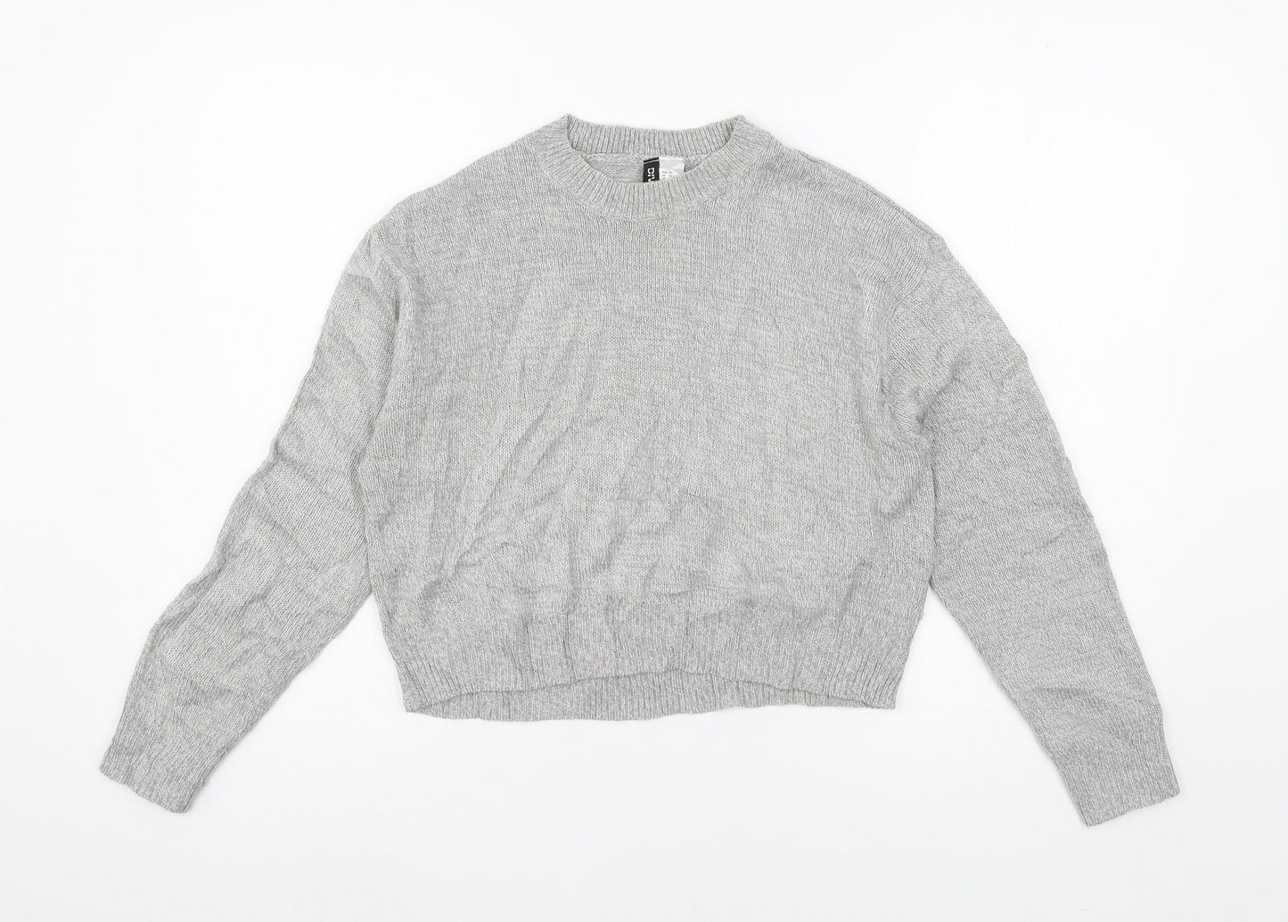 Divided by H&M Womens Grey  Knit Pullover Jumper Size XS