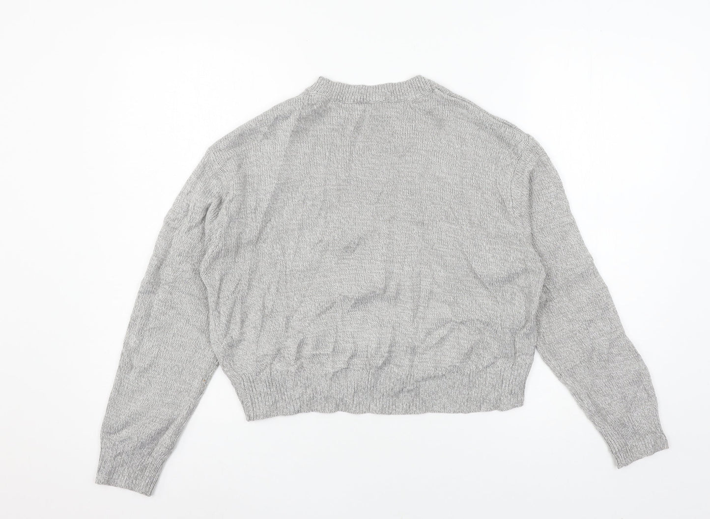 Divided by H&M Womens Grey  Knit Pullover Jumper Size XS