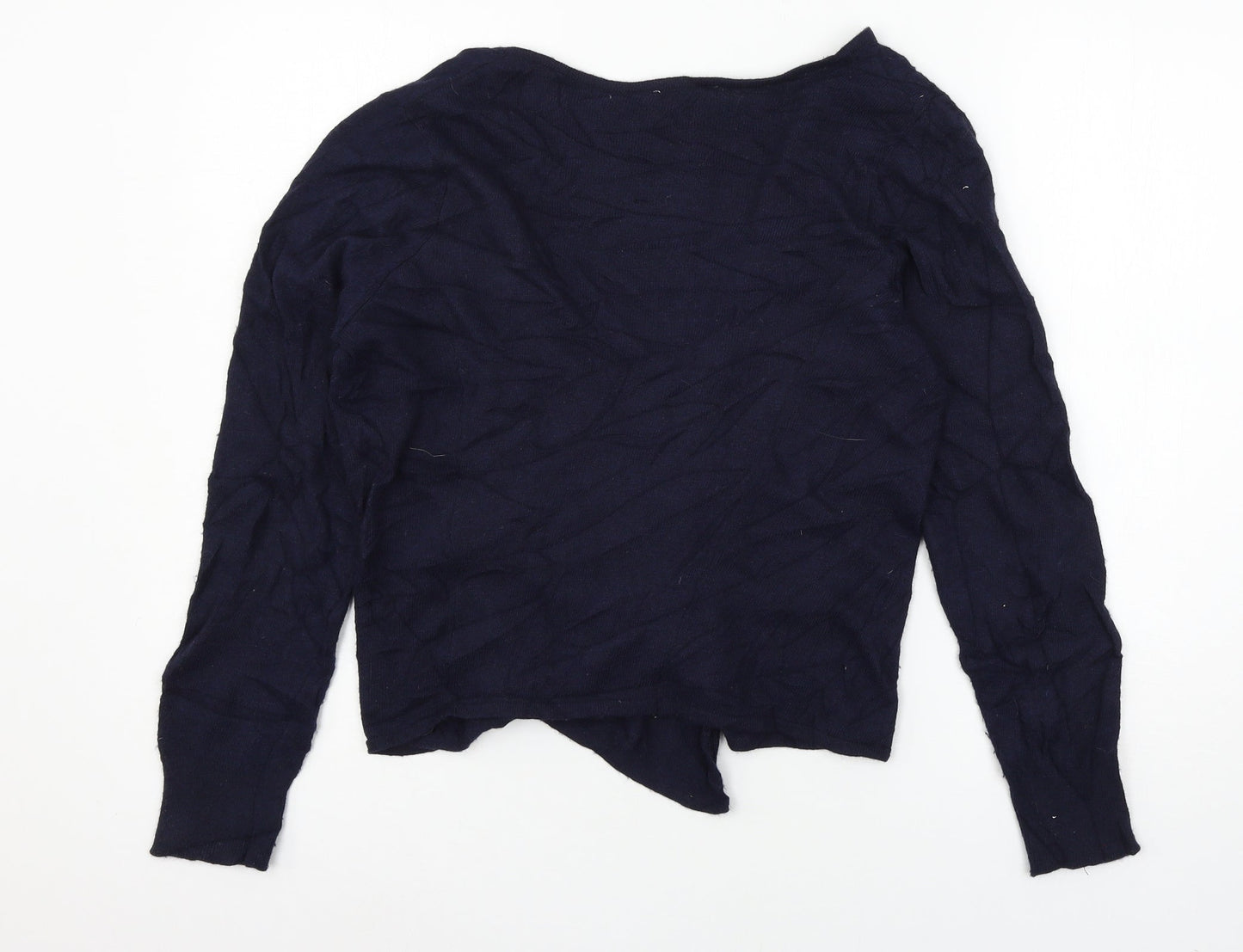 Monsoon Womens Blue  Knit Cardigan Jumper Size 10