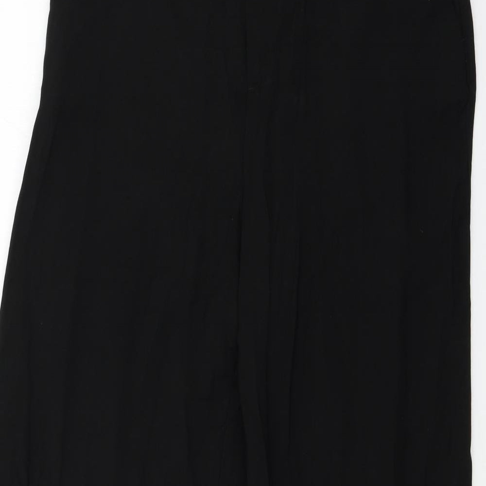 H&M Womens Black   Trousers  Size 10 L20 in
