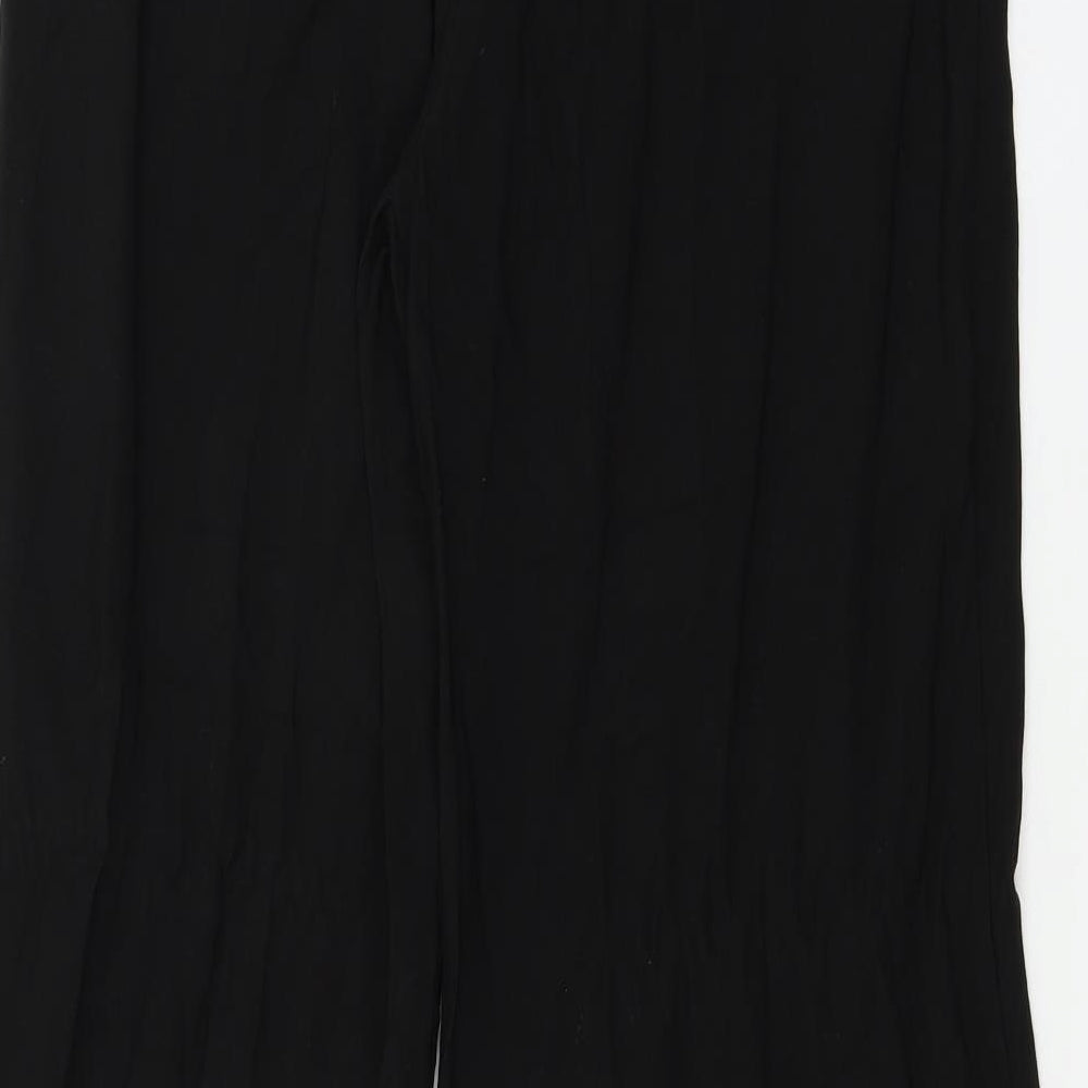 H&M Womens Black   Trousers  Size 10 L20 in
