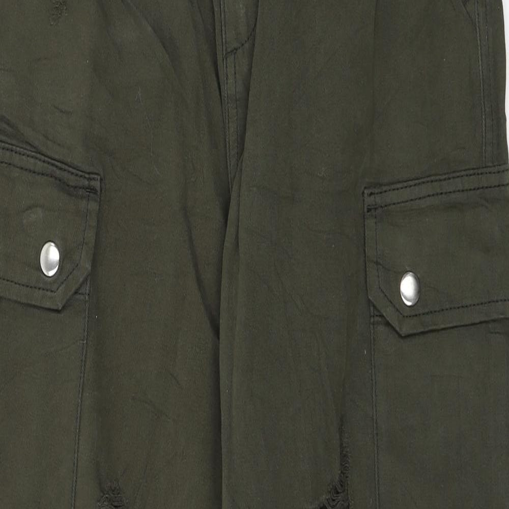 Preworn Womens Green   Trousers  Size 28 in L26 in - Distressed