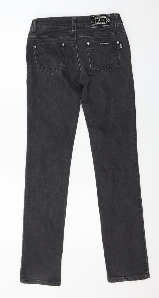 Slili Womens Black  Denim Skinny Jeans Size 28 in L31 in
