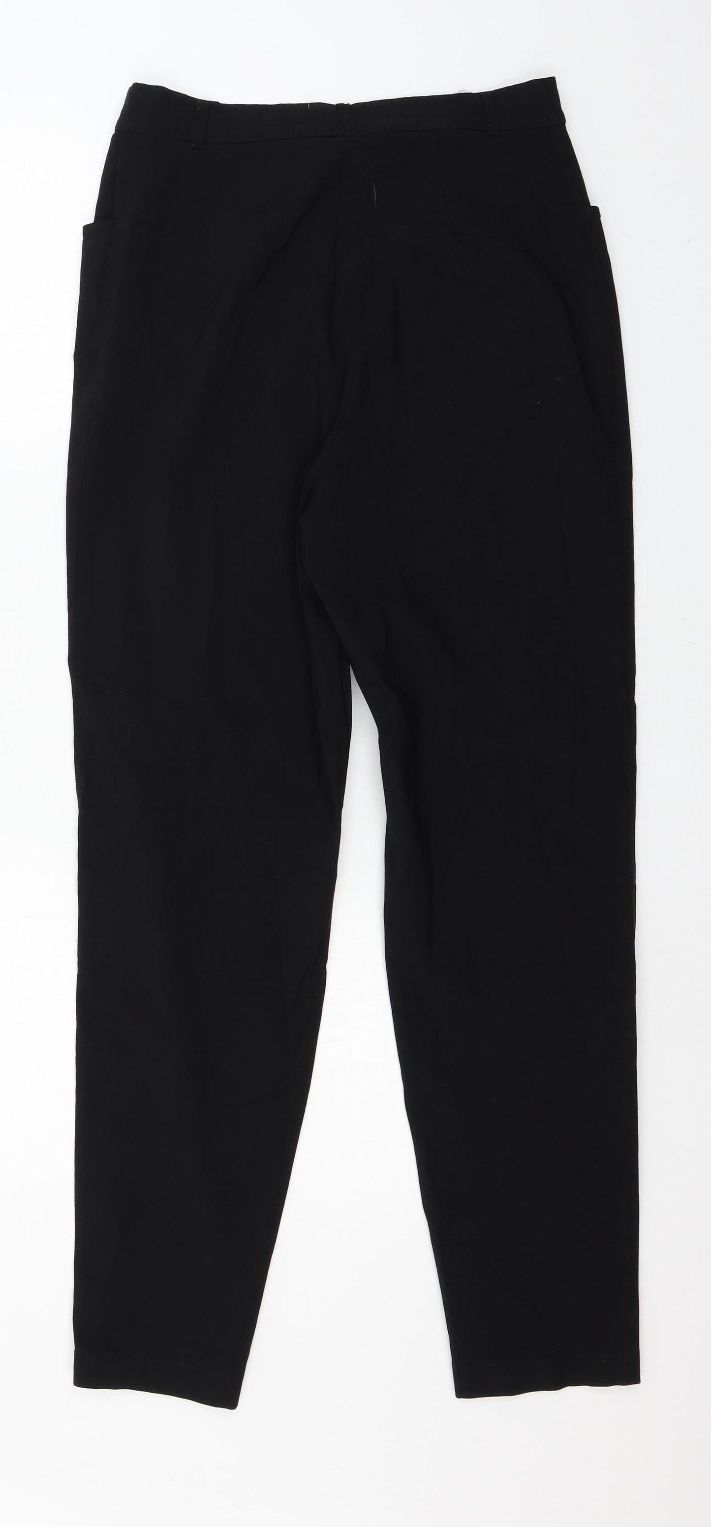 Preworn Womens Black   Trousers  Size 30 in L29 in